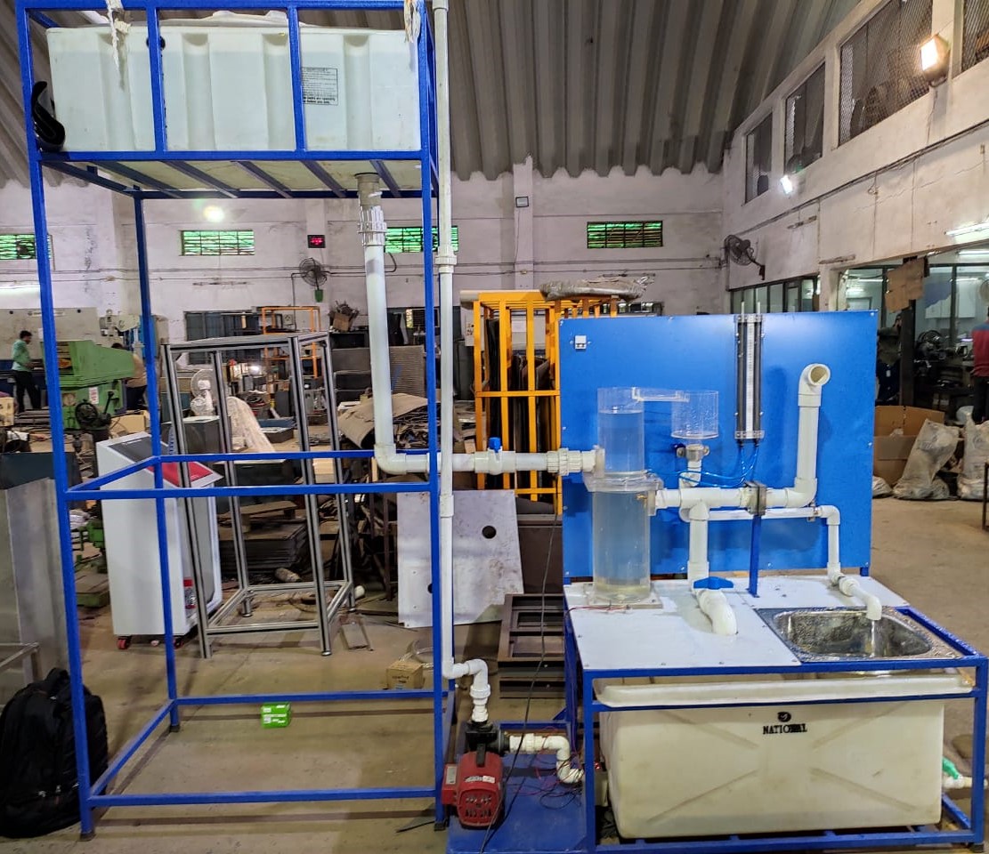 PERMEABILITY APPARATUS FOR GEOTEXTILE-(MANUAL OBSERVATION)-(ASTM D4491, EN ISO 11058)-CONSTANT HEAD TEST-NO LOAD CONDITION